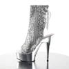 Pleaser - DELIGHT1018G Bottes de plateforme - Couleur argent Product image